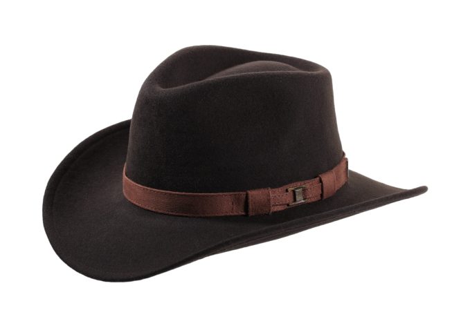Cowboyhut aus wetterfesten Filz