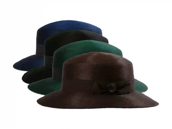 Damenhut Cloche Haarfilz Melousine