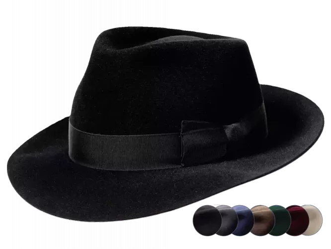 Haarfilzhut Bogart aus Velours