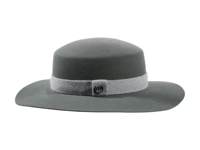 Damenhut Cloche Velours "kantiger Kopf" – Bild 2