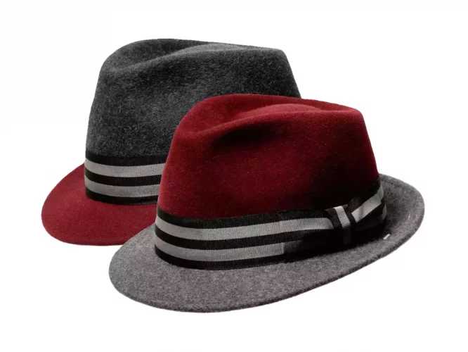 Haarfilzhut Trilby 2 Pieces, Velours/mele