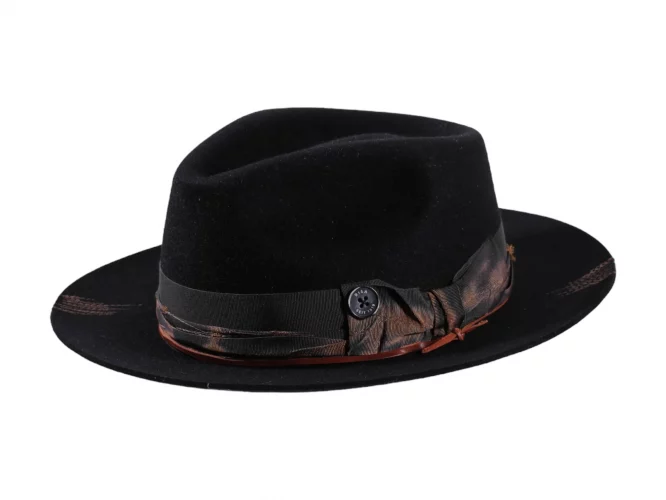Haarfilzhut Fedora Rugged "Sewn & Burnded" – Bild 3