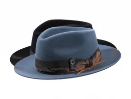 Haarfilzhut Fedora Rugged "Sewn & Burnded"