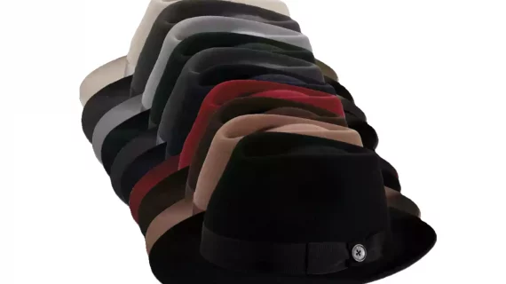 Haarfilzhut Trilby mit Klapprand & imprägniert