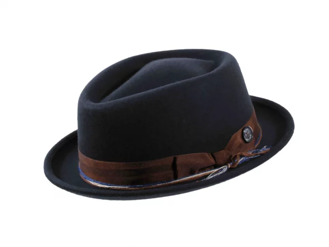 Filzhut Player Diamant "Waxed Ribbon" – Bild 3