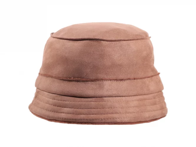 Damenhut Bucket im Alcantara Look – Bild 3