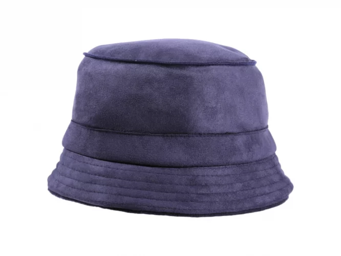 Damenhut Bucket im Alcantara Look – Bild 2
