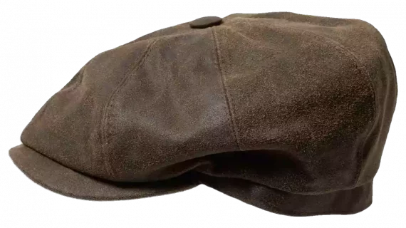 Dächlimütze echt Leder antik