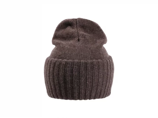 Strickmütze "Chamonix" ungefärbte Wolle