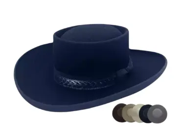 Gambler Premium biberhut – inspiriert von Wild Wild West, handgefertigt