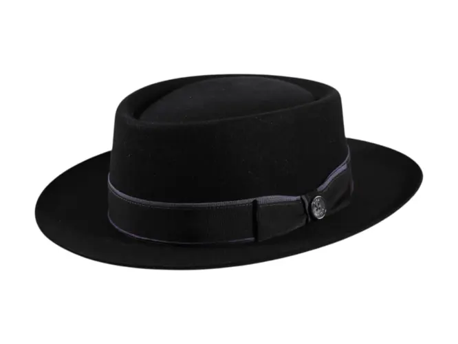 Fedora niederer Kopf „Paspel & Garn“ – Handgefertigt in der Schweiz
